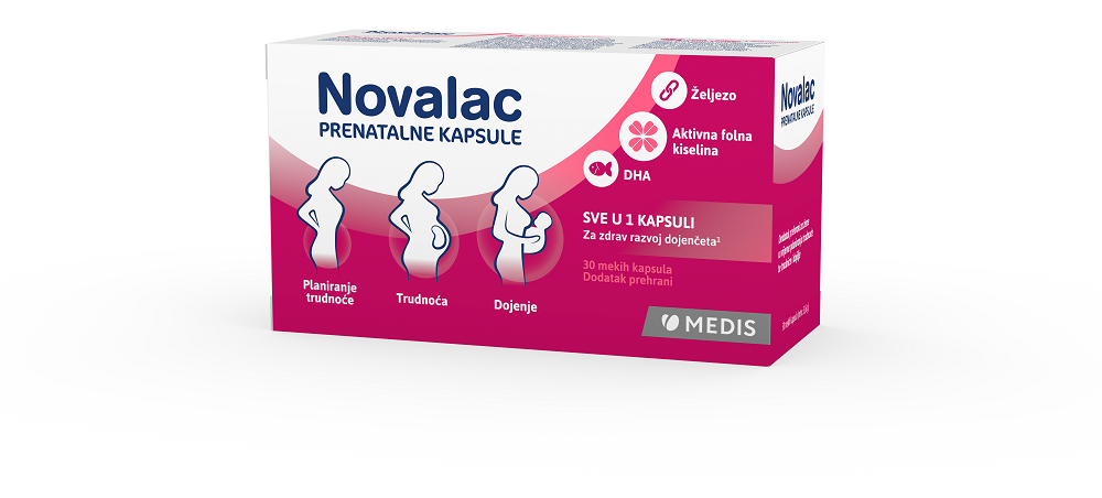 Novalac Prenatal 30 gel kapsula