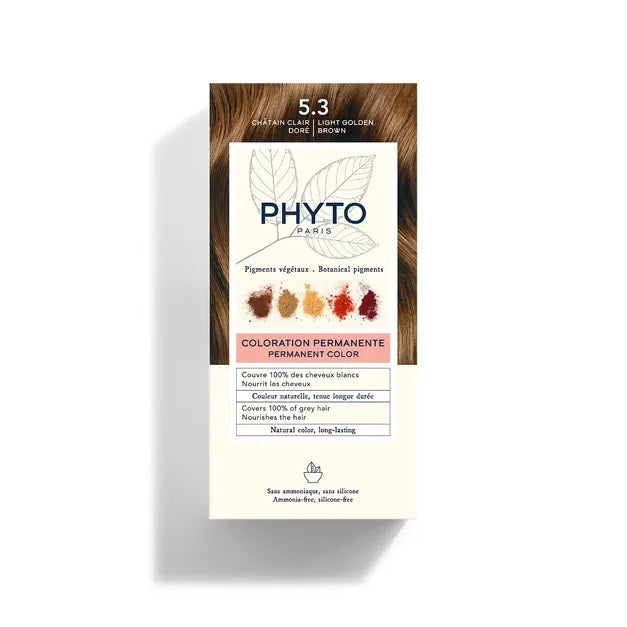 Phyto Phytocolor boja za kosu br. 5,3 - zlatno svijetlo kestenjasta 40 ml
