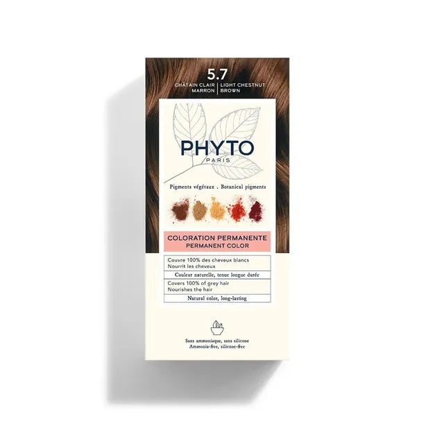 Phyto Phytocolor boja za kosu br. 5,7 - Kestenjasto svijetlo smeđa 40 ml