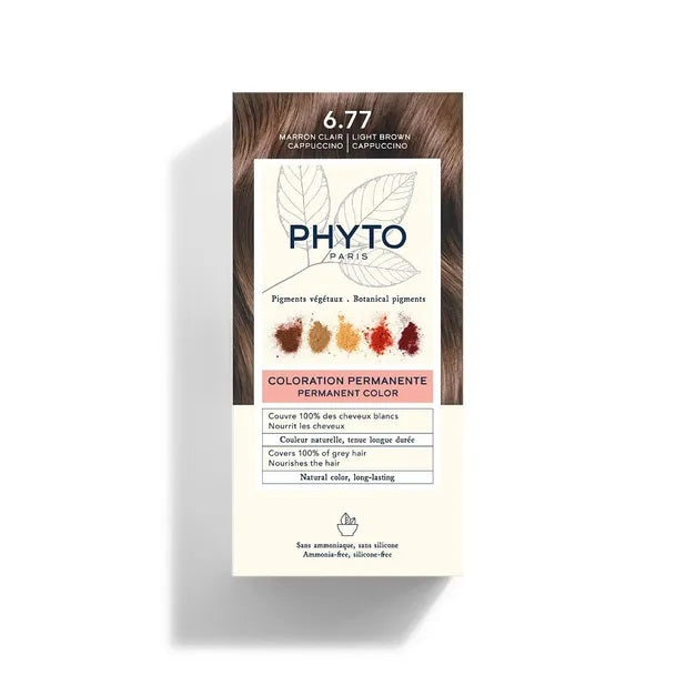 Phyto Phytocolor boja za kosu br. 6,77 - Cappuccino svijetlo smeđa 40 ml