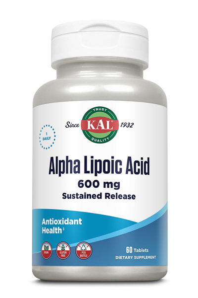 Kal Alpha Lipoic Acid SR 600mg 60 kapsula