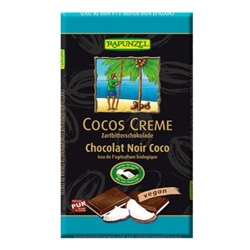 Biovega Tamna čokolada s kremom od kokosa 100g