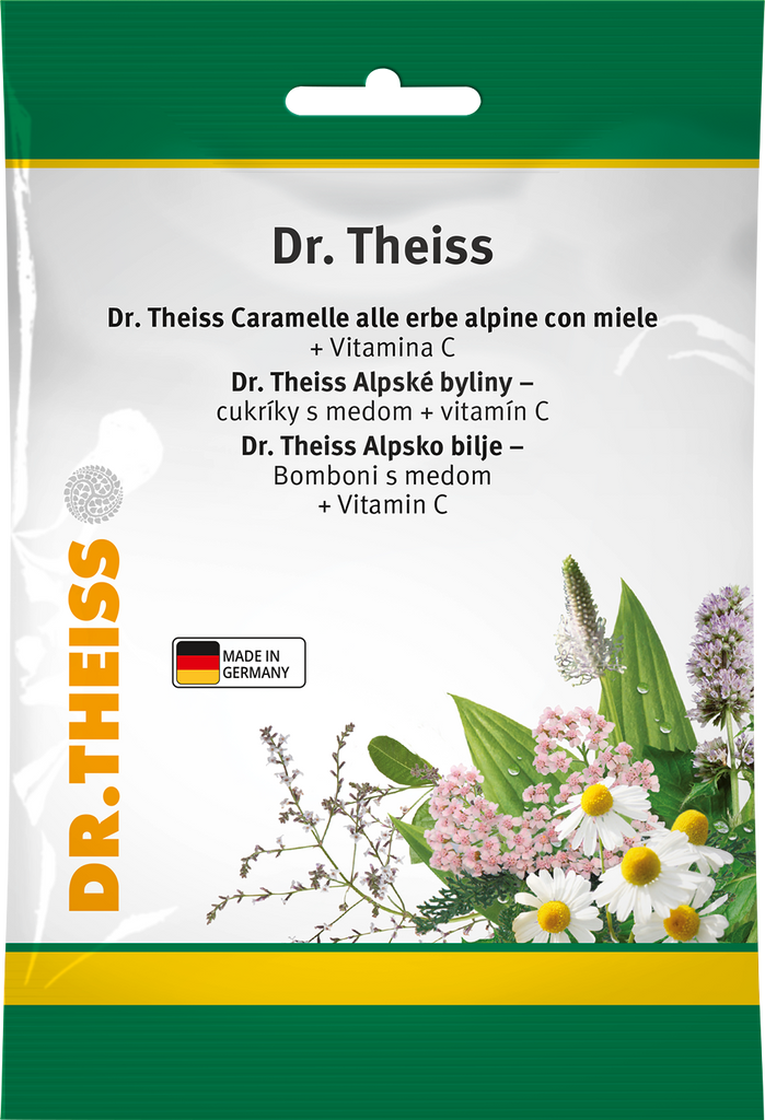 Dr.theiss Alpsko bilje – Bomboni s medom + Vitamin C