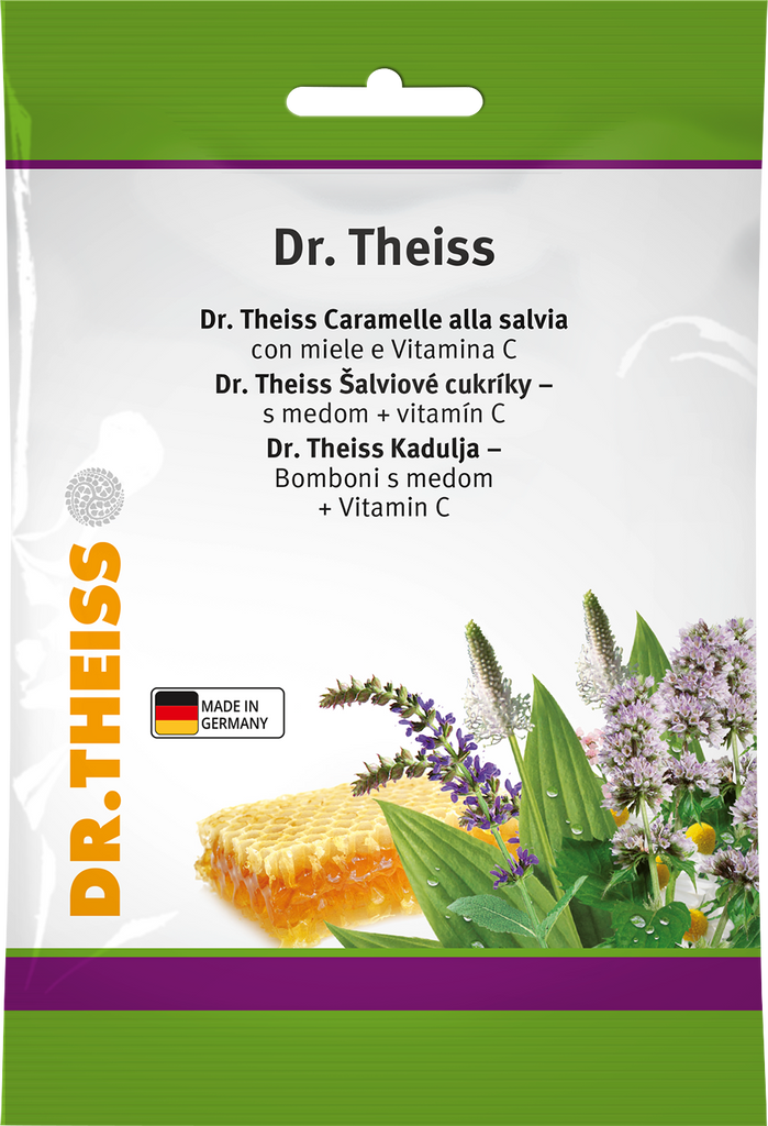 Dr.theiss Kadulja – Bomboni s medom + Vitamin C