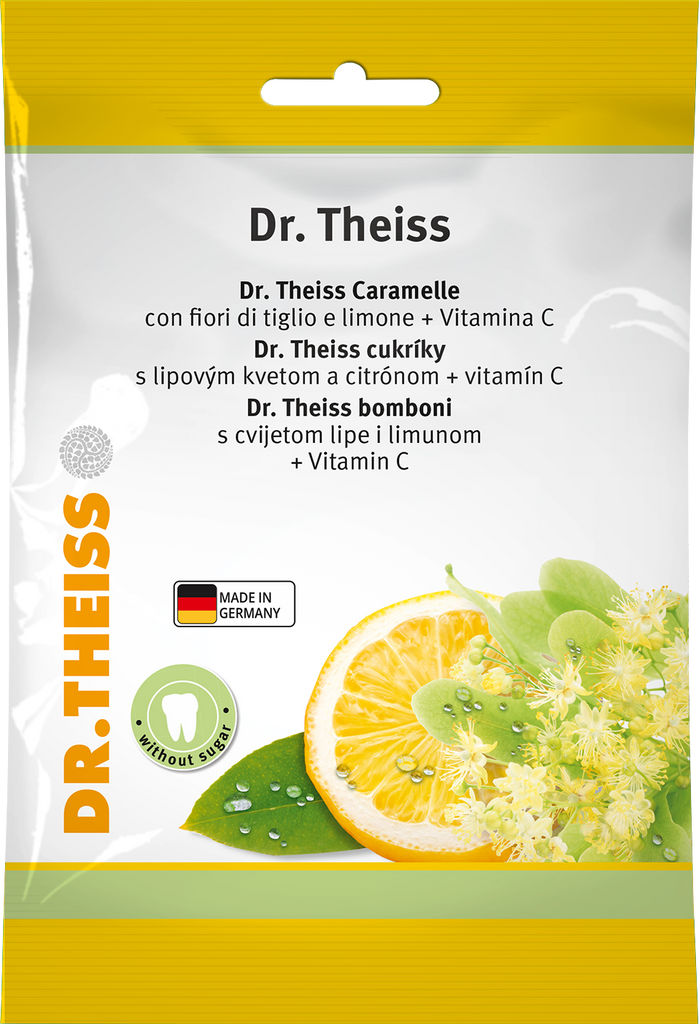 Dr.theiss Bomboni s cvijetom lipe i limunom + Vitamin C