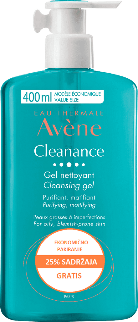 Avene Cleanance gel za čišćenje 400 ml PROMO