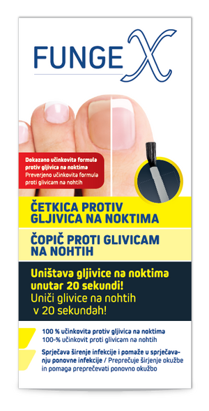 FungeX četkica za gljivica na noktima