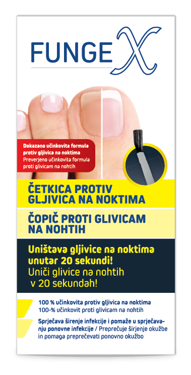 FungeX četkica za gljivica na noktima