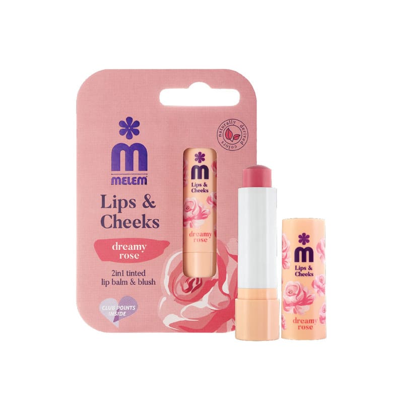 Melem Stick Lips&Cheeks Dreamy Rose 4,5g