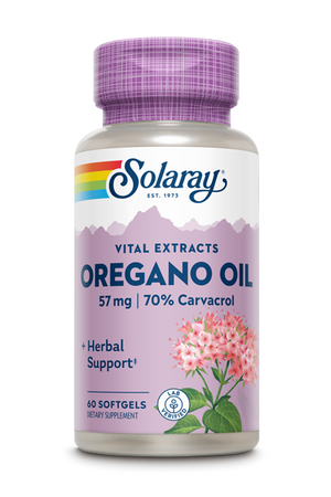 Solaray Oregano Oil 70% Carvacrol Extract 60 perli