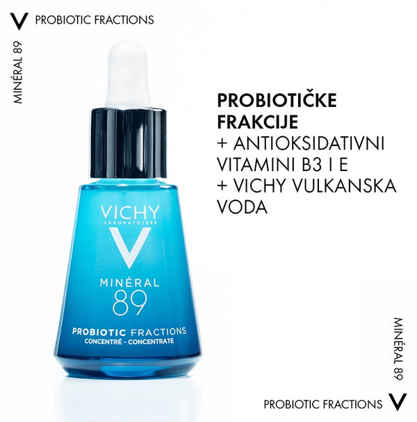 Vichy Mineral 89 Probiotic Fractions Regenerirajući i obnavljajući serum 30 ml