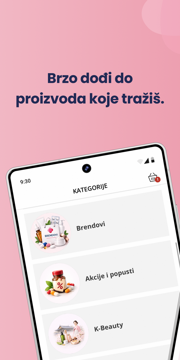 Kategorije Android