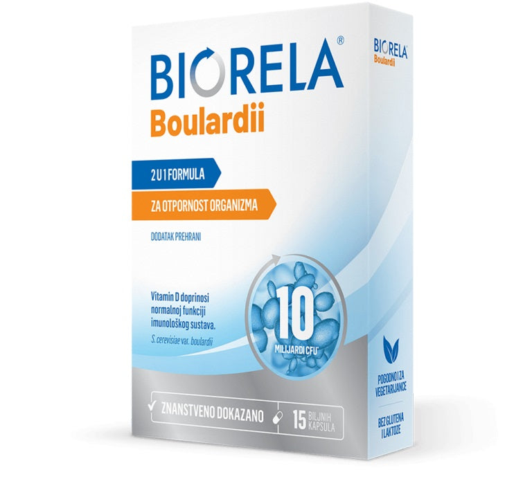 Biorela Boulardii 15 kapsula
