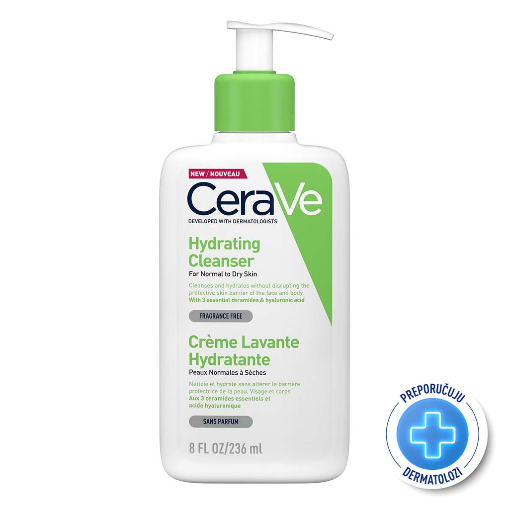 CeraVe Hidratantna emulzija za čišćenje za normalnu do suhu kožu 236 ml