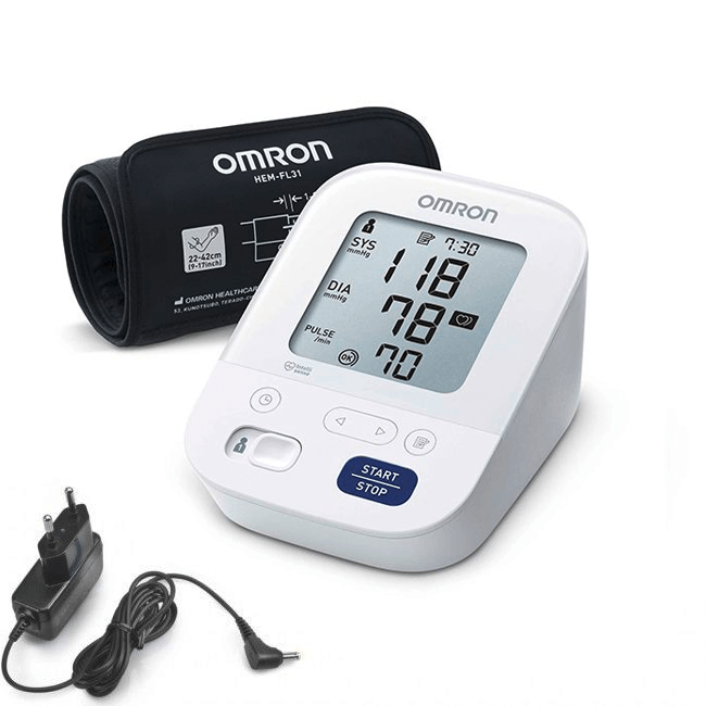 OMRON M3 Comfort tlakomjer s pametnom manžetom + adapter