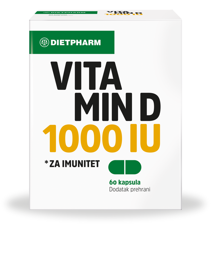 Dietpharm Vitamin D 1000 IU kapsule 60 komada