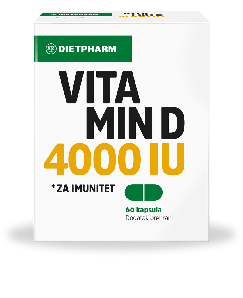 Dietpharm vitamin D 4000 IU 60 kapsula