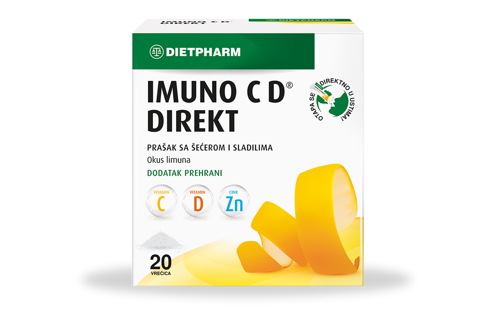 Dietpharm Imuno C D Direkt vrećice, 20 vrećica