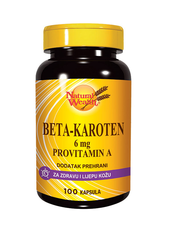 Natural Wealth Beta-Karoten 6 mg - 100 kapsula