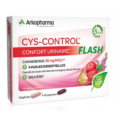 Arkopharma Cys-Control® Flash Confort Urinaire 20 kapsula