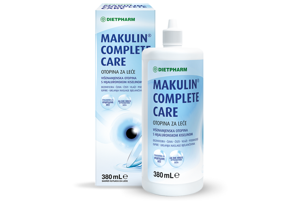 DIETPHARM Makulin Complete Care, otopina za leće 380 ml