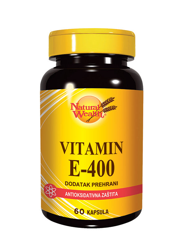 Natural Wealth Vitamin E-400 60 kapsula