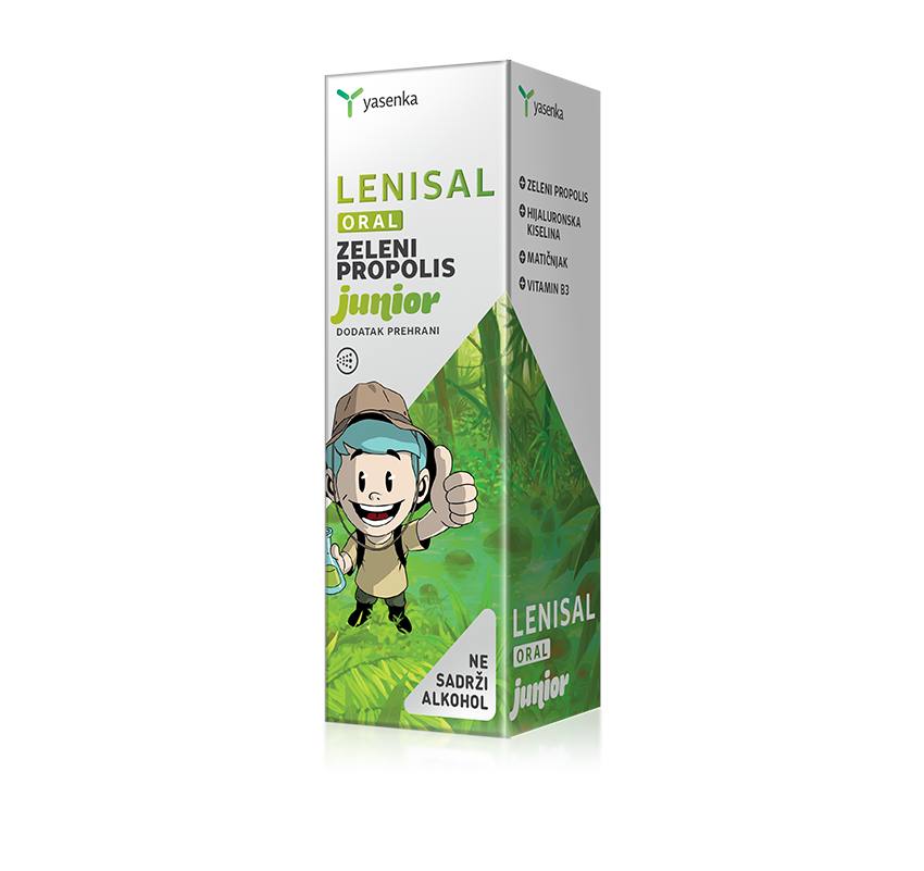 Yasenka Lenisal oral junior zeleni propolis sprej za usta 30 ml