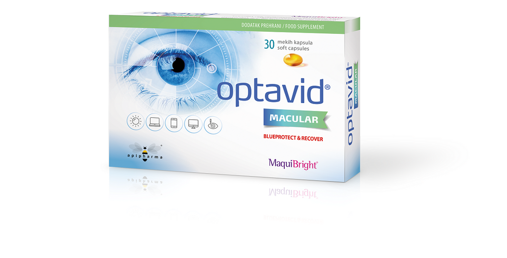 Apipharma Optavid Macular Blueprotect&recover 30 mekih kapsula