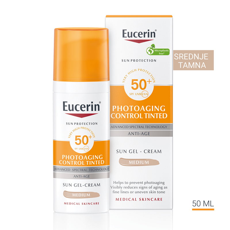 Eucerin Photoaging Control krema - srednje tamna nijansa SPF50+ 50 ml