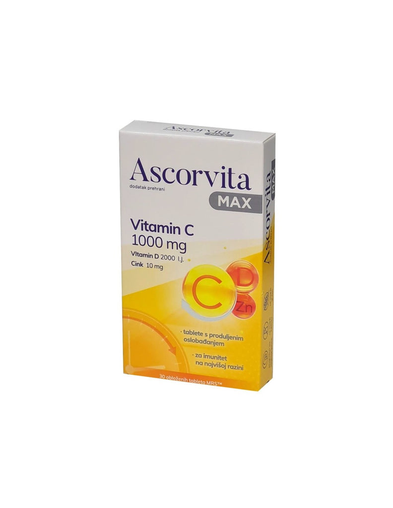 Ascorvita Max tablete, 30 komada