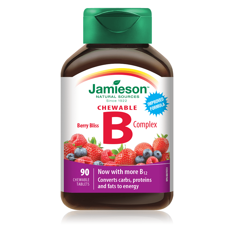 Jamieson B kompleks šumsko voće, 90 tableta za žvakanje