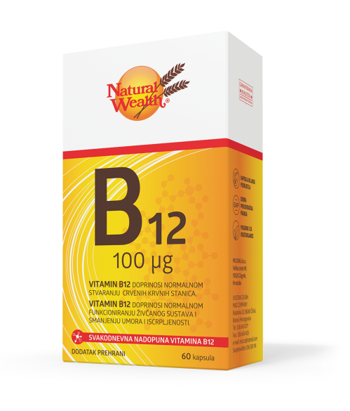 Natural Wealth Vitamin B12 60 kapsula