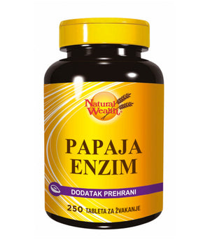 Natural Wealth Papaja enzim 250 tableta