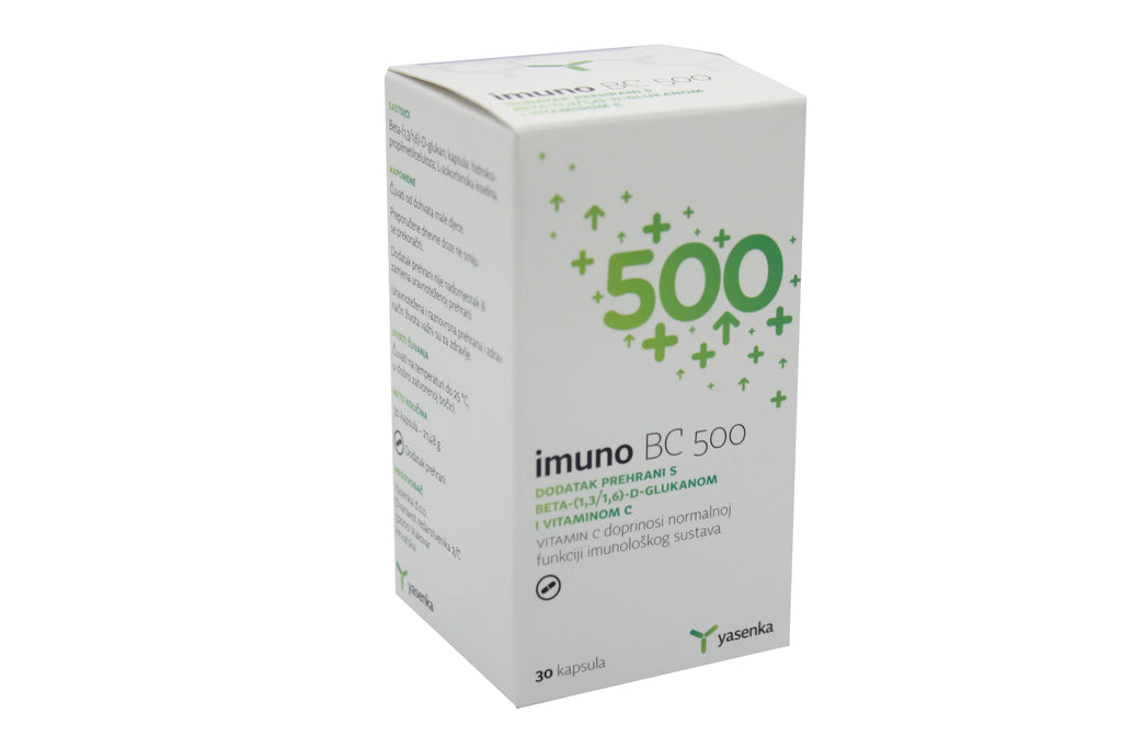 Yasenka IMUNO Beta Glukan 500, 30 kapsula
