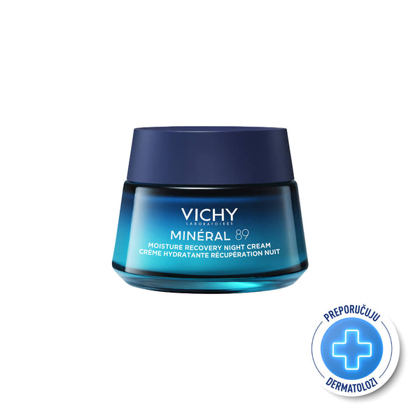 Vichy Mineral 89 Noćna krema za obnavljanje hidratacije 50 ml