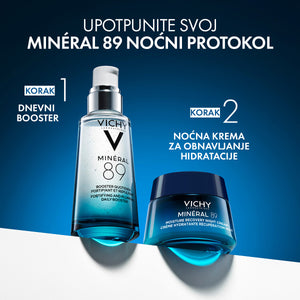 Vichy Mineral 89 Noćna krema za obnavljanje hidratacije 50 ml