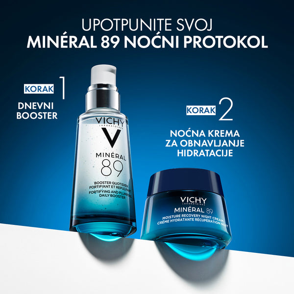 Vichy Mineral 89 Noćna krema za obnavljanje hidratacije 50 ml