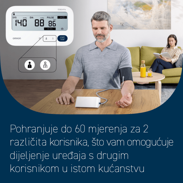 Omron M3 Comfort AFib tlakomjer za nadlakticu sa adapterom