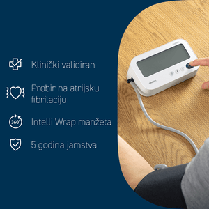 Omron M3 Comfort AFib tlakomjer za nadlakticu sa adapterom
