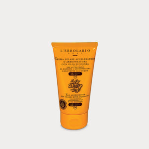 L'Erbolario Sun krema za ubrzano tamnjenje SPF 15+ 75 ml