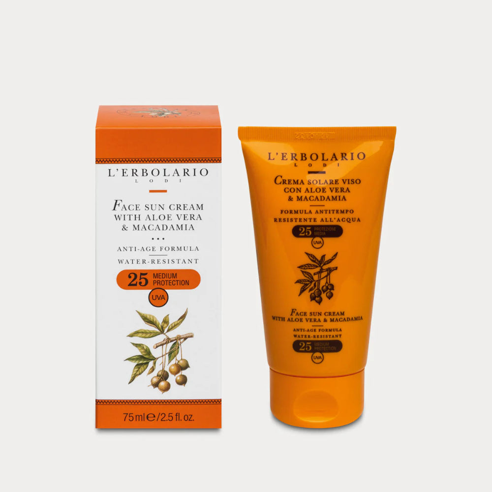 L'erbolario Sun Krema za zaštitu od sunca za lice SPF25+ 75 ml