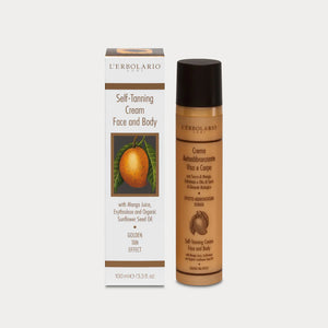 L'Erbolario Sun krema za samotamnjenje za lice i tijelo 100 ml