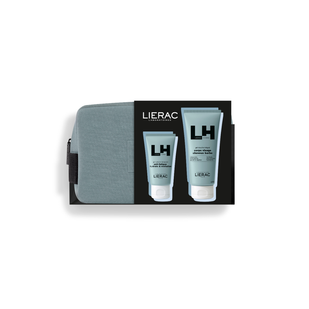 Lierac set Men hidratantni gel za lice+gel za tuširanje