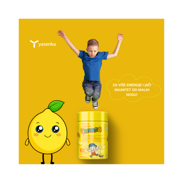 Yasenka Vitamin C GUMMIES 90 gumenih bombona