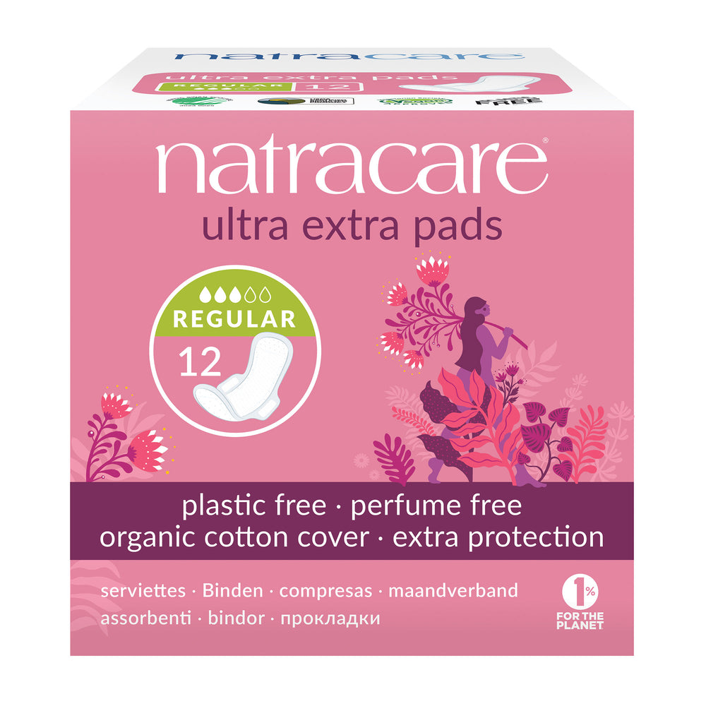 Natracare Ulošci ultra extra regular s krilcima 12 komada