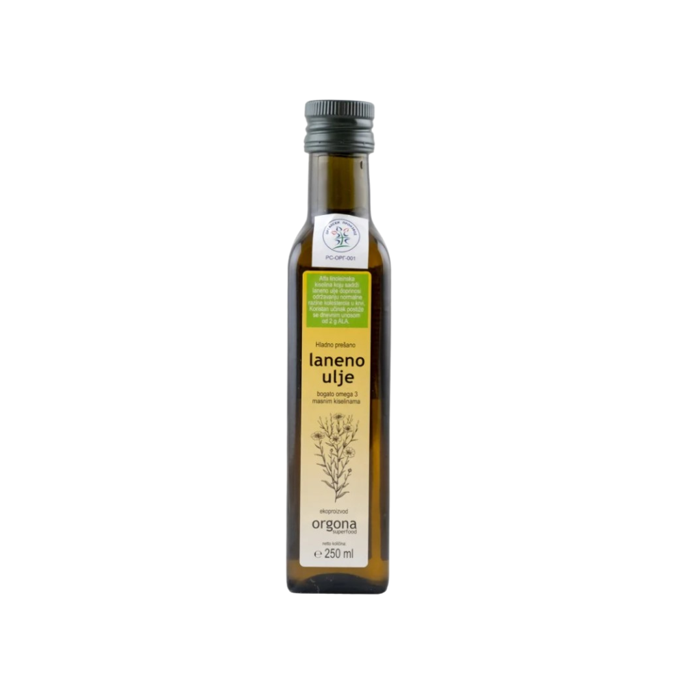 Orgona Hladno prešano laneno ulje 250g