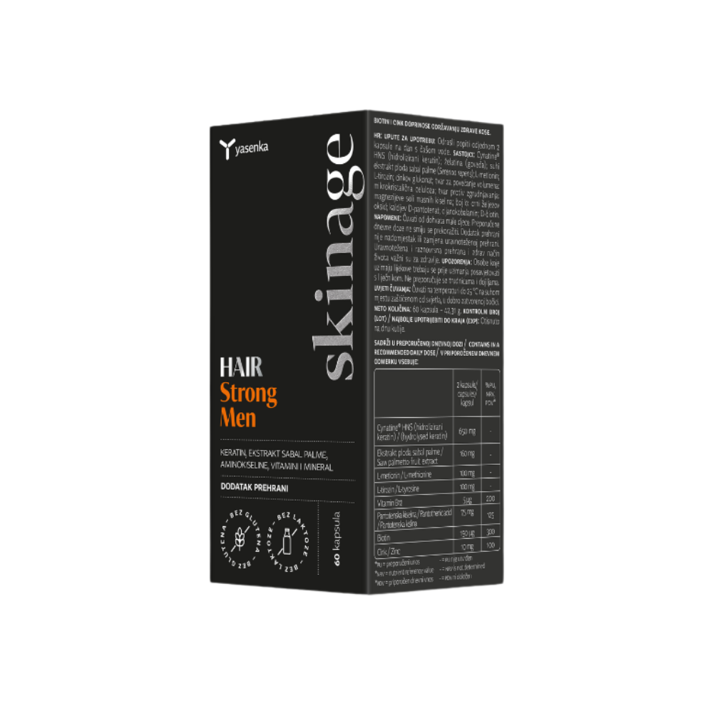Yasenka Skinage HAIR STRONG MEN 60 kapsula