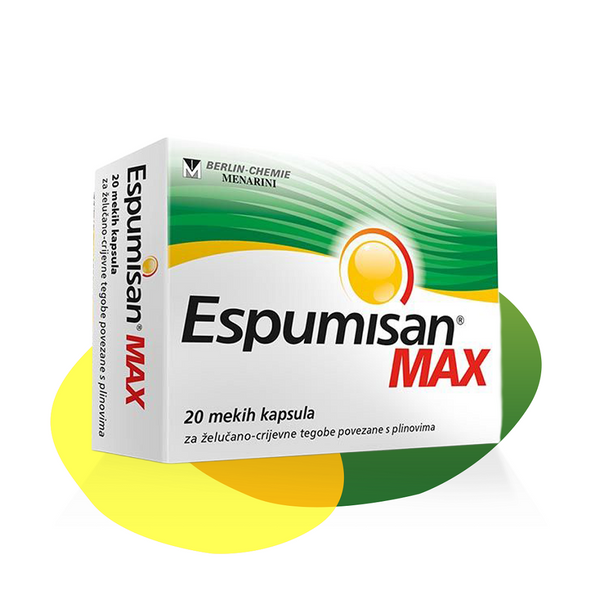 Espumisan Max 20 kapsula, dodatak prehrani