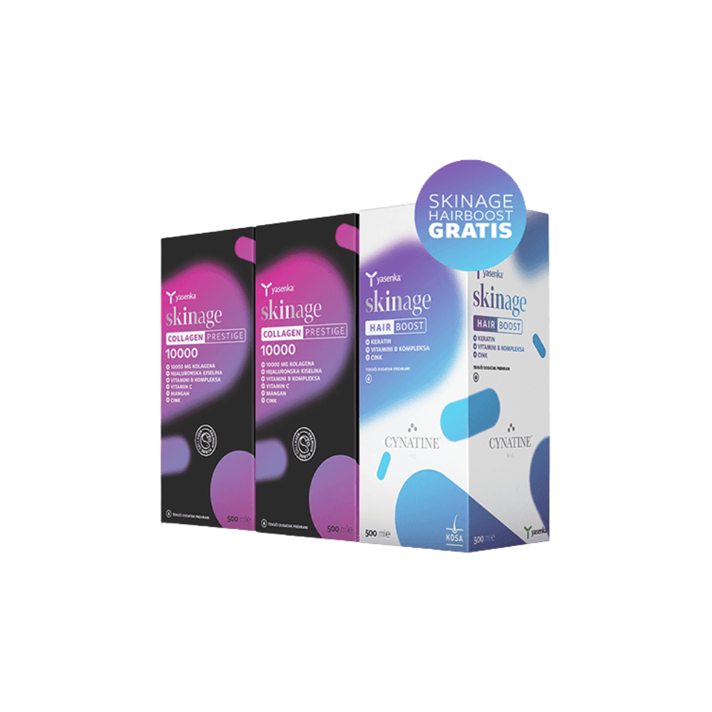 Yasenka 2x Skinage Collagen Prestige + Hair boost