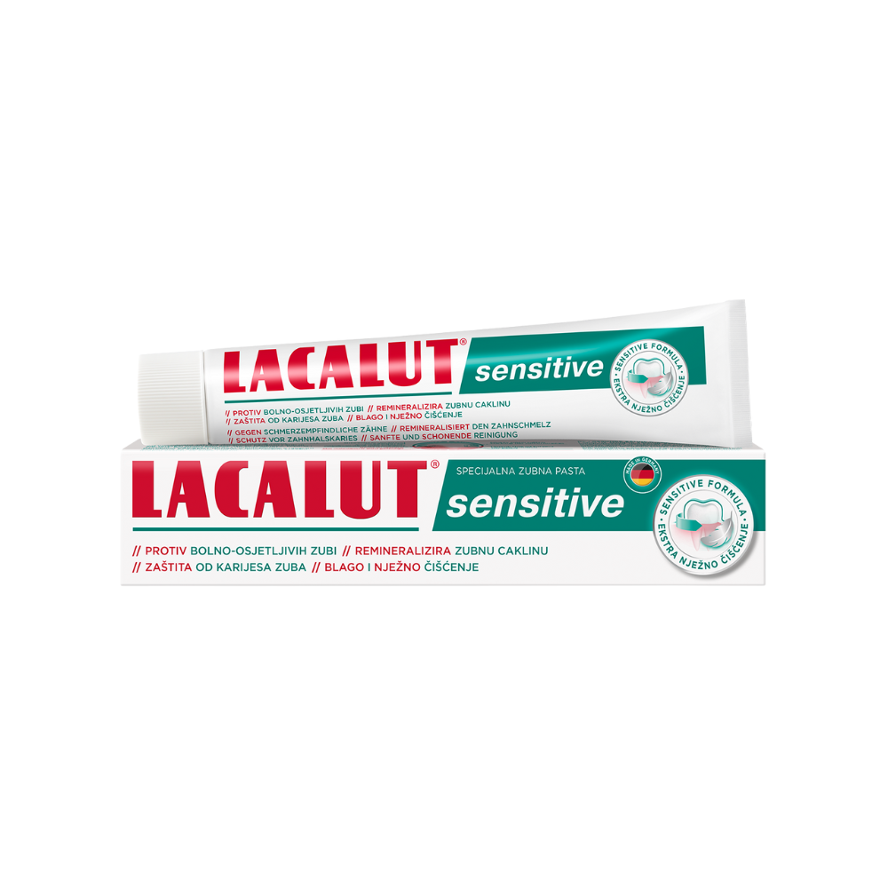 Lacalut zubna pasta Sensitive, 75 ml